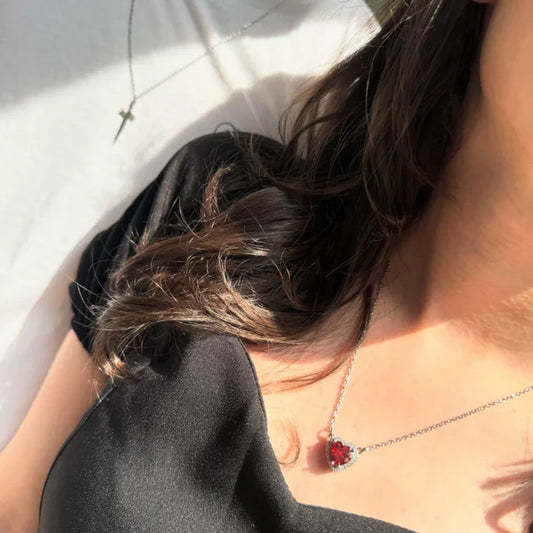 Heart and Sword Necklace